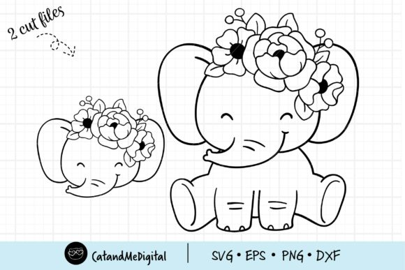Discover the Charm of Floral Elephant SVG: A Perfect Addition to Your Craft Projects