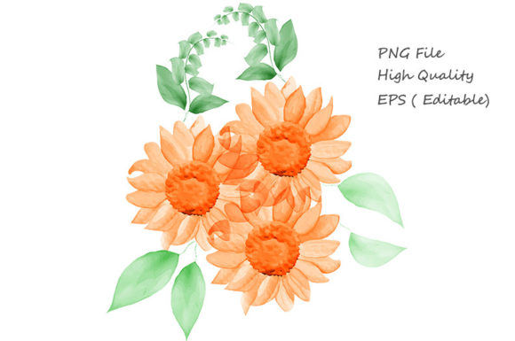 Exploring the Versatility of Watercolor Sunflower Floral, Flowers PNG