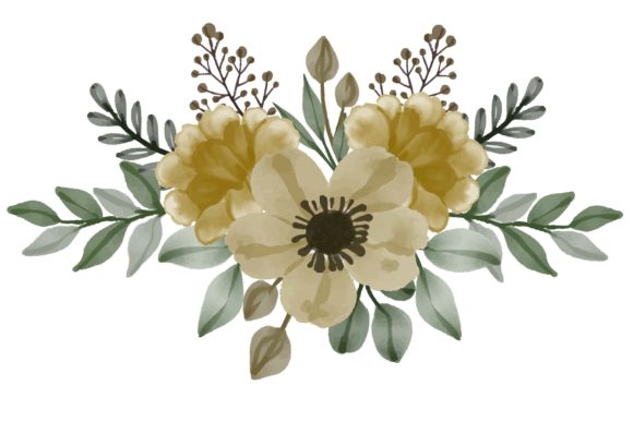 Exploring the Versatility of Yellow Watercolor Floral Arrangements