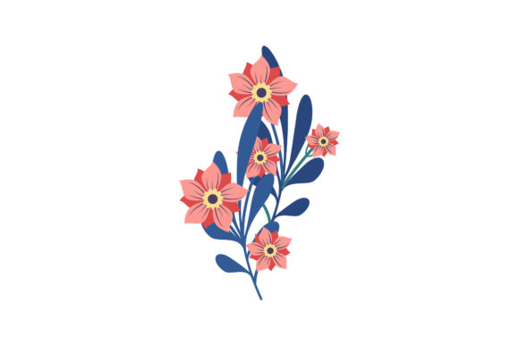 Floral Beauty Red Flower Design: A Versatile Gem