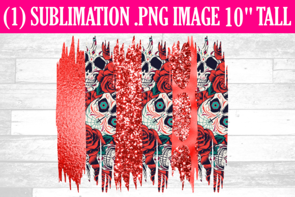Floral Halloween Skulls Brush Strokes: A Unique Digital Art Resource