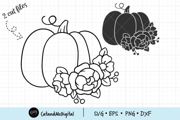 Floral Pumpkin SVG: A Versatile and Charming Digital Craft Resource