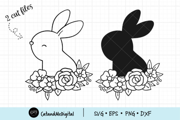 Floral Rabbit Svg: A Versatile Design for Crafts