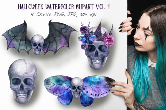 Halloween Floral Skull: Perfect for Creative Projects